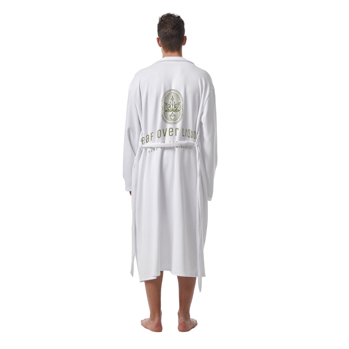 All-Over Print Men's Heavy Fleece Robe