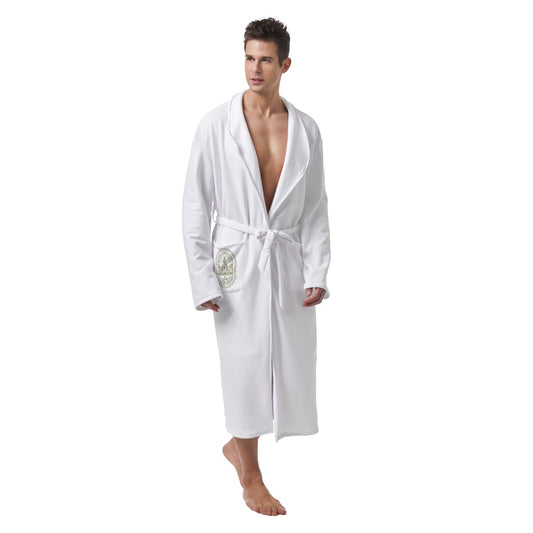 All-Over Print Men's Heavy Fleece Robe