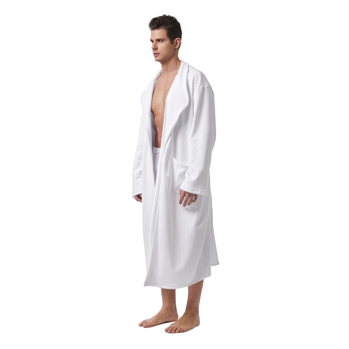 All-Over Print Men's Heavy Fleece Robe