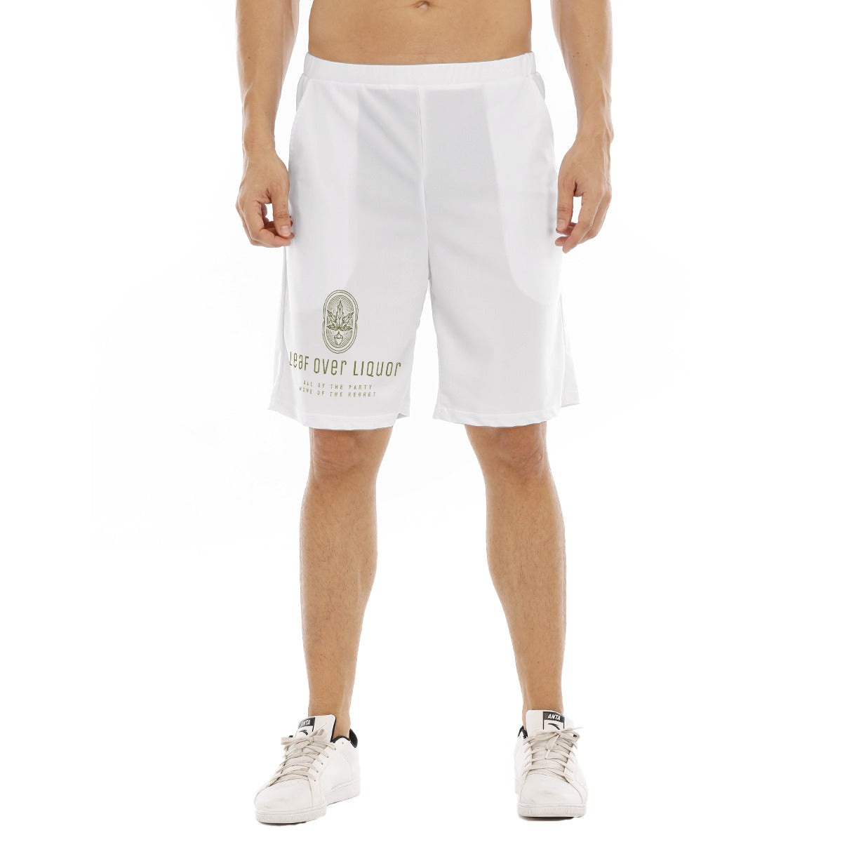 All-Over Print Men's Flat Shorts